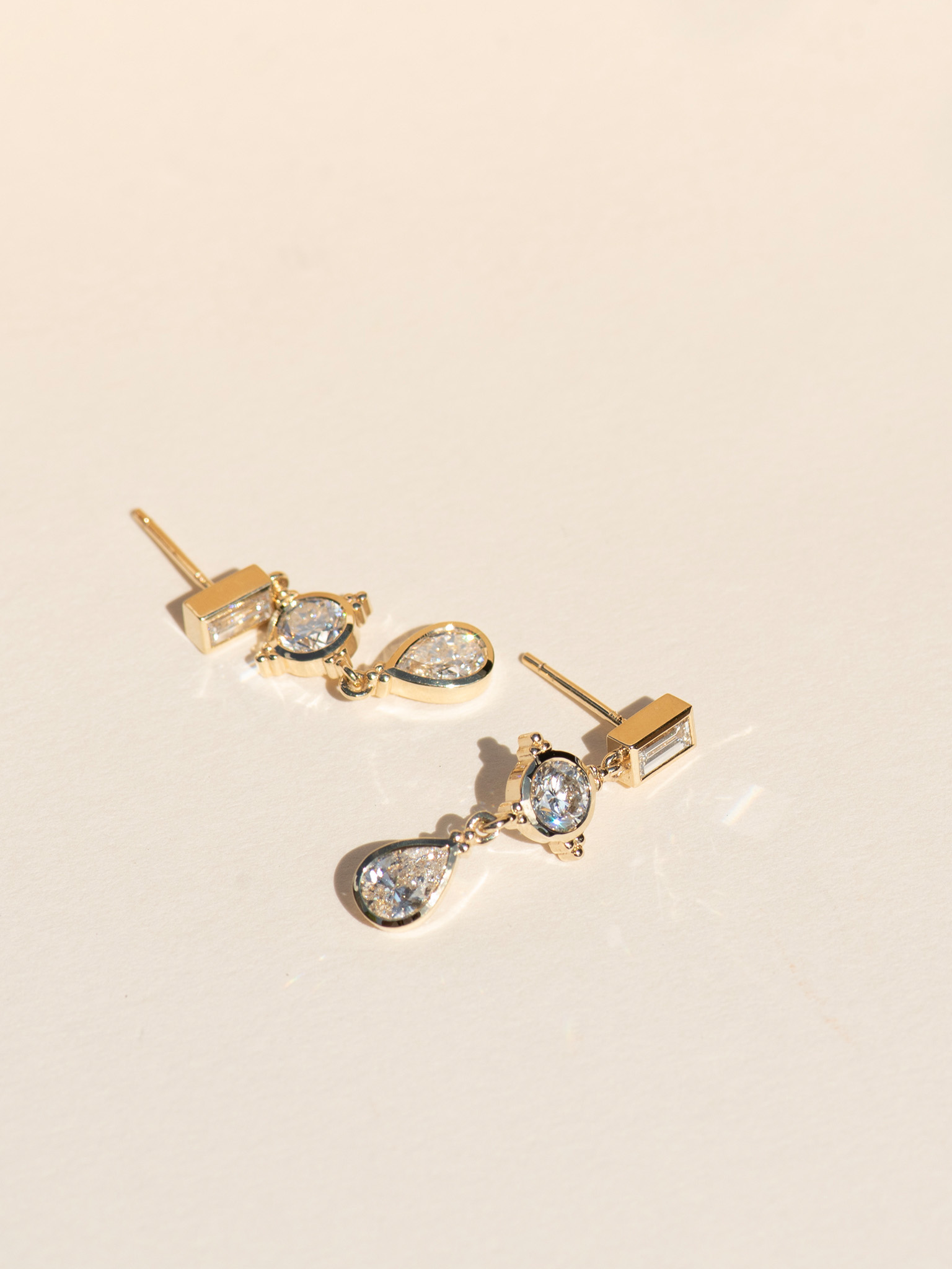 Ensemble drop earrings ll